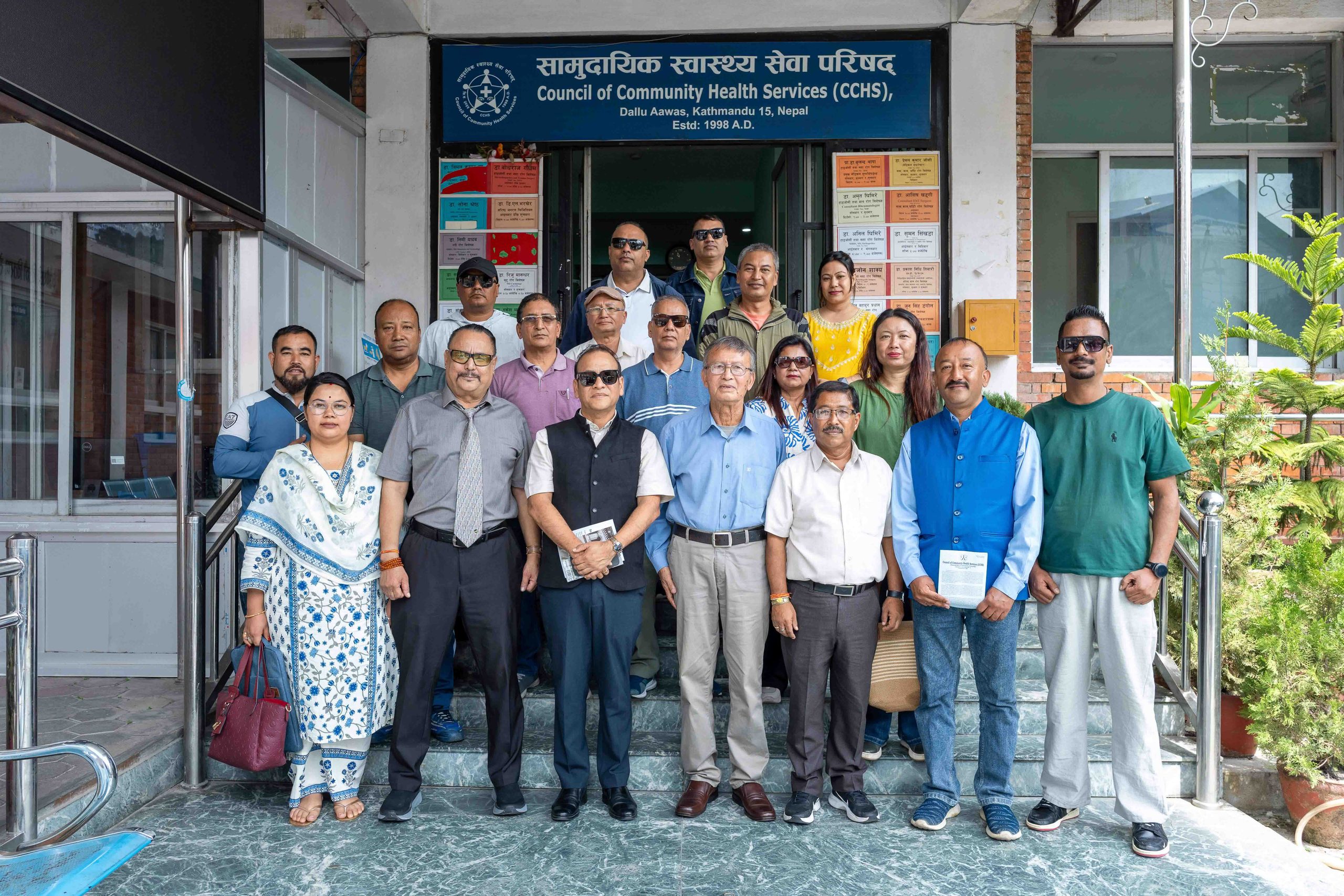 स्वास्थ्य मन्त्रालयका प्रमुख विज्ञ सल्लाहकार डा. प्रधानद्वारा सामुदायिक स्वास्थ्य सेवा परिषद्को निरीक्षण